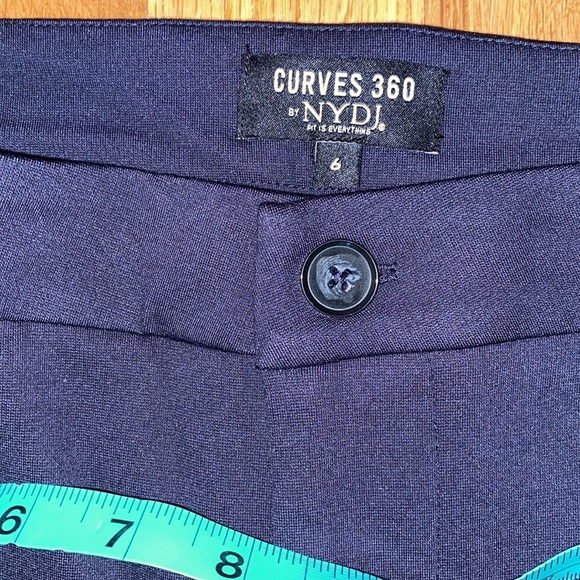 CURVES 360 BY NYDJ Slim Fit Ponte Pants Midnight - Picture 10 of 11